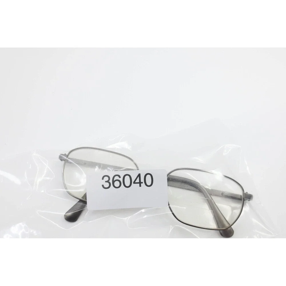 Seiko T671 Titanium Eyeglass Frames Gunmetal Grey Rectangular 49-19-140 Mens
